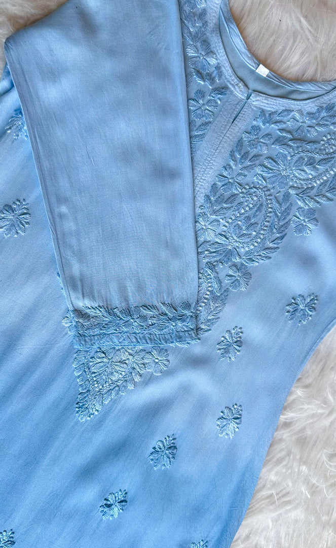 Riva Ombre Chikankari Kurti