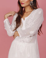 Load image into Gallery viewer, Mrunal Viscose Chikankari Kurti