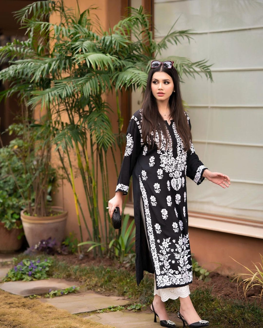 Saba Premium Modal Chikankari Kurti