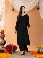 Load image into Gallery viewer, Karry Rayon Chikankari Kurti Pallazo Set
