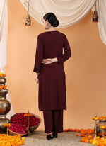 Load image into Gallery viewer, Karry Rayon Chikankari Kurti Pallazo Set
