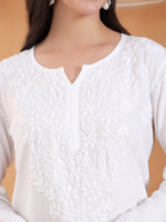 Load image into Gallery viewer, Karry Rayon Chikankari Kurti Pallazo Set
