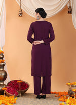 Load image into Gallery viewer, Karry Rayon Chikankari Kurti Pallazo Set
