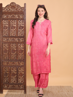 Load image into Gallery viewer, Mallika Muslin Dyed Kurti Set
