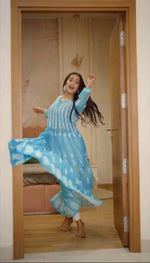 Load and play video in Gallery viewer, Premika Flared 56 Kali Anarkali Dress
