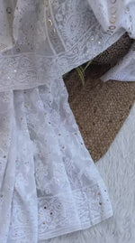 Load and play video in Gallery viewer, Chand Mukaish Kamdani Viscose Luxury Saree