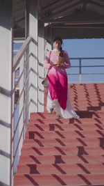 Load and play video in Gallery viewer, Mahiya Mukaish Front Pannel Kurti