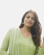 Load image into Gallery viewer, Inaayat Viscose Premium Chikankari Kurti Set
