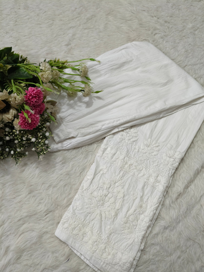 Nikhat Premium Lycra Stretchable Chikankari Pant
