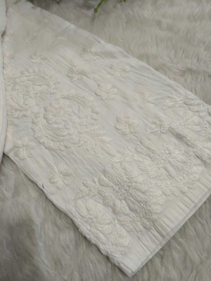 Nikhat Premium Lycra Stretchable Chikankari Pant