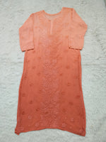 Load image into Gallery viewer, Gulposh Rose Pannel Viscose Kurti