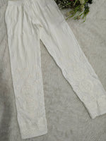Load image into Gallery viewer, Nikhat Premium Lycra Stretchable Chikankari Pant