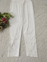 Load image into Gallery viewer, Nikhat Premium Lycra Stretchable Chikankari Pant