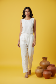 Nikhat Premium Lycra Stretchable Chikankari Pant