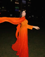 Load image into Gallery viewer, Surmai Premium Chikankari Viscose Mukaish Kurti Set
