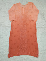 Load image into Gallery viewer, Gulposh Rose Pannel Viscose Kurti