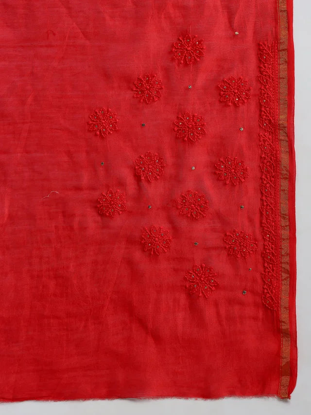Madhuri Chanderi Silk Mukaish Saree.