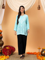 Load image into Gallery viewer, Jiva Rayon Short Kurti