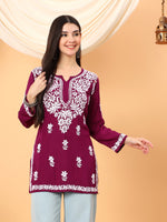 Load image into Gallery viewer, Jiva Rayon Short Kurti
