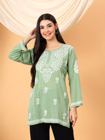 Load image into Gallery viewer, Jiva Rayon Short Kurti