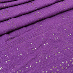 Load image into Gallery viewer, Noorie Chikankari Mukaish Kurta Fabric Purple