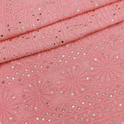 Noorie Chikankari Mukaish Kurta Fabric - The Lucknowi Chikan 
