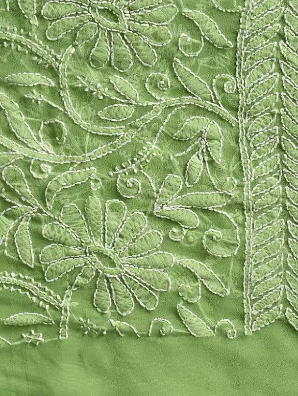 Gulzar Full Jaal Chikankari Saree