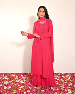 Load image into Gallery viewer, Nagma Premium Chikankari Mukaish Viscose Set
