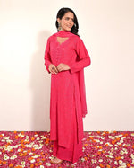 Load image into Gallery viewer, Nagma Premium Chikankari Mukaish Viscose Set
