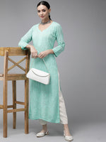 Load image into Gallery viewer, Arsh Premium Viscose Chikankari Kurti - The Lucknowi Chikan 