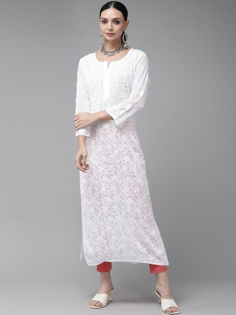 Arsh Premium Viscose Chikankari Kurti