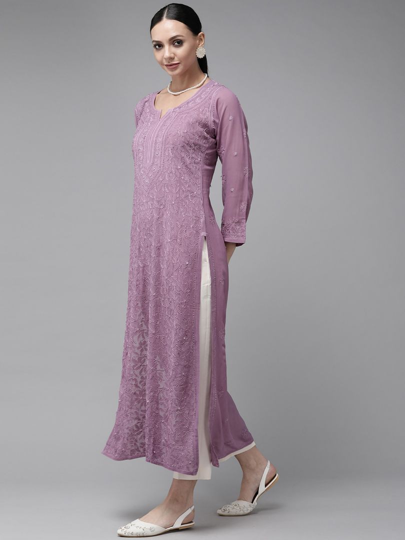 Arsh Premium Viscose Chikankari Kurti