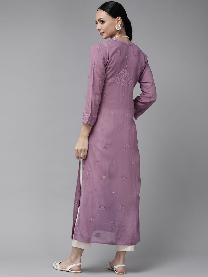 Arsh Premium Viscose Chikankari Kurti