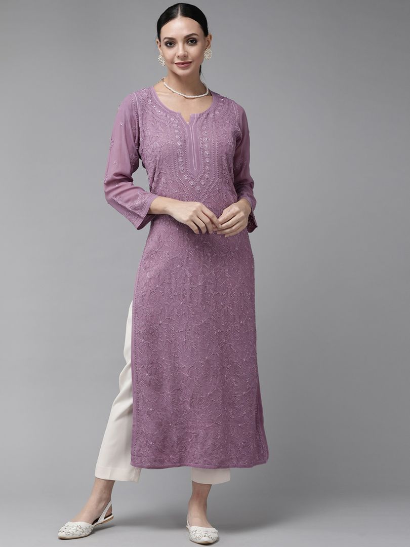 Arsh Premium Viscose Chikankari Kurti