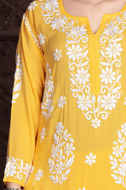 Mohini Modal Chikankari Kurti Set