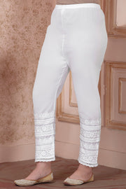 Juni Lace Chikankari Pant