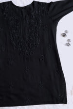 Load image into Gallery viewer, Vibha Ombre Chikankari Short Top
