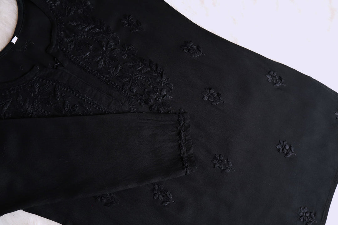 Vibha Ombre Chikankari Short Top