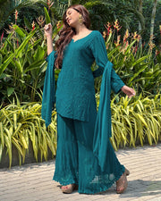 Avneet Kaur Mukaish Patiala Set