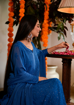 Load image into Gallery viewer, Nagma Premium Chikankari Mukaish Viscose Set
