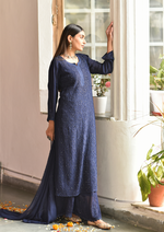 Load image into Gallery viewer, Nagma Premium Chikankari Mukaish Viscose Set
