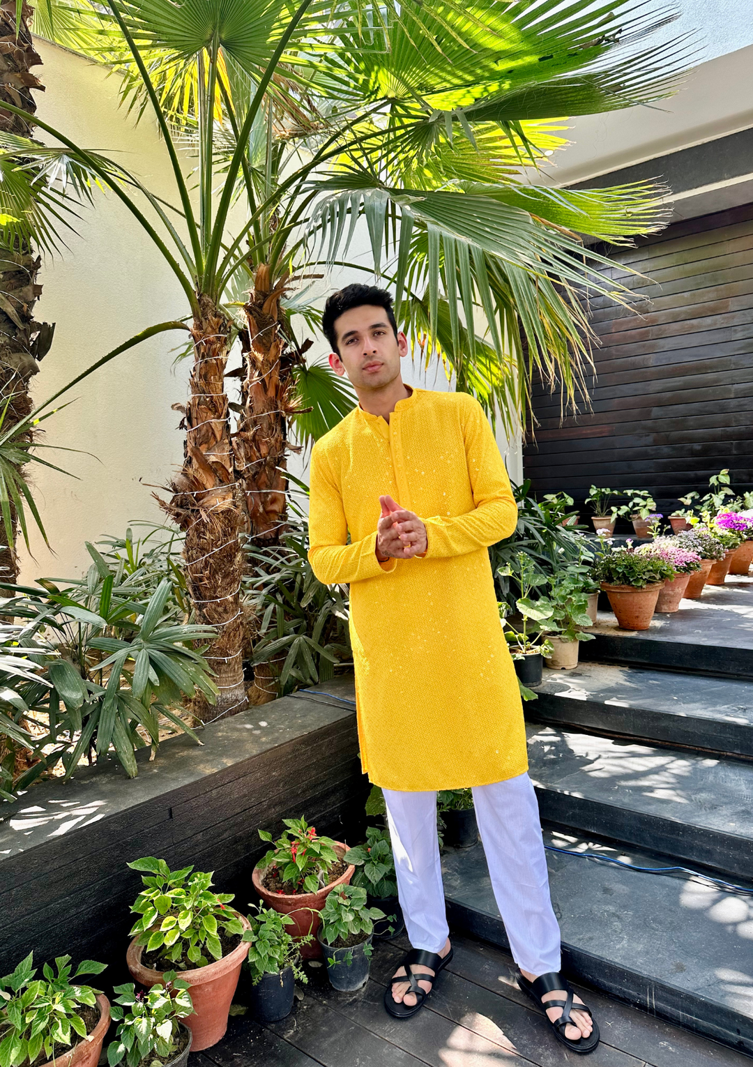 Kurta & Pyjama For Mens-The Lucknowi Chikan