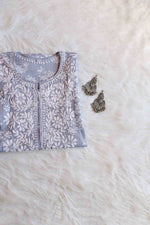 Load image into Gallery viewer, Zainab Mul Cotton Chikankari Kurti