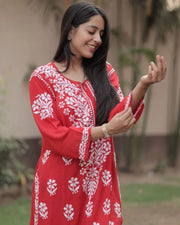 Dua Modal Premium Chikankari Kurti Set