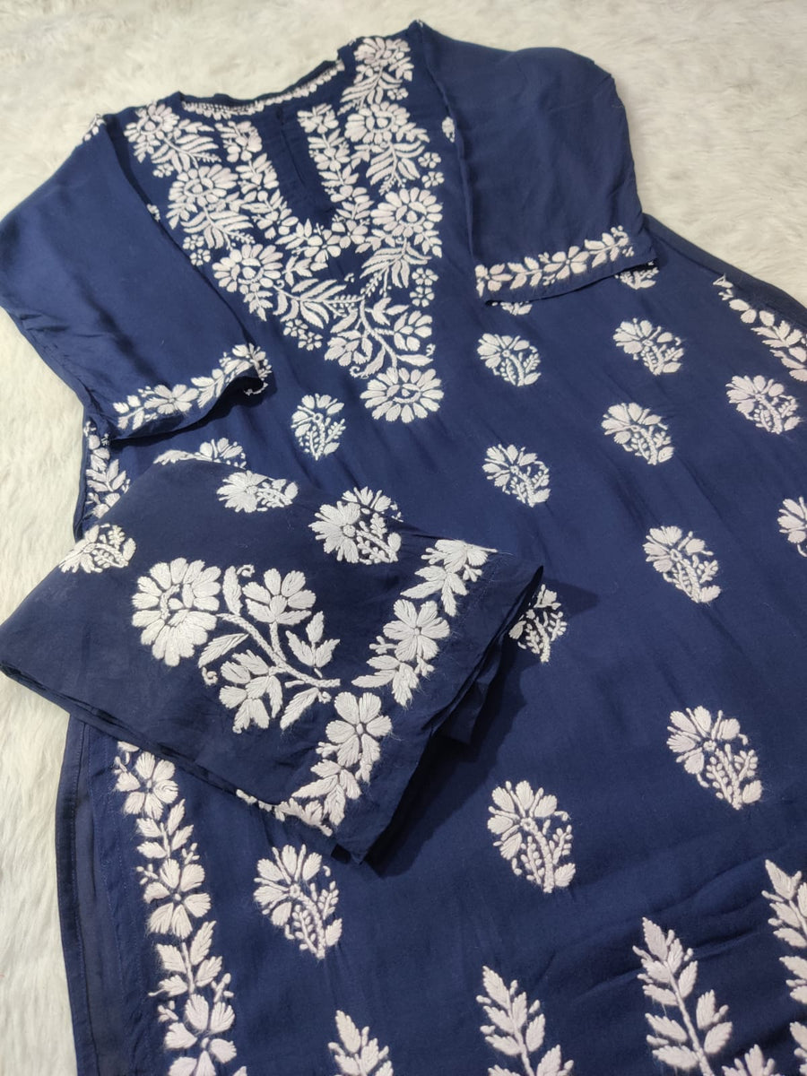 Saheli Modal Chikankari Kurti Sets