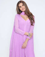 Load image into Gallery viewer, Nora Premium Chikankari Heavy Anarkali &amp; Dupatta
