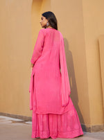 Load image into Gallery viewer, Nagma Premium Chikankari Mukaish Viscose Set
