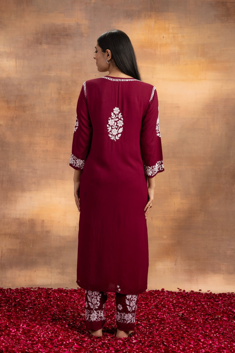 Mohini Modal Chikankari Kurti Set