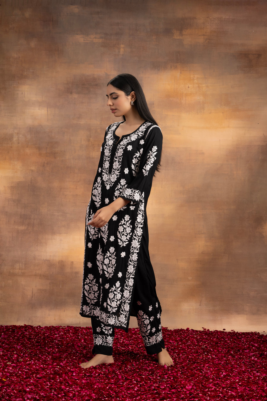 Mohini Modal Chikankari Kurti Set