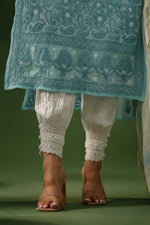 Load image into Gallery viewer, Nikhat Lace Chikankari Afgani Salwar
